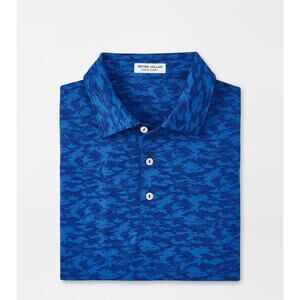 Peter Millar Fish Camo Performance Polo NWT $110